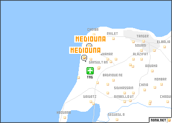 map of Mediouna