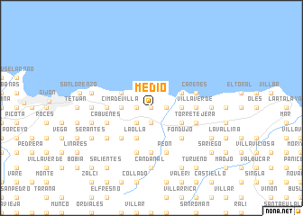 map of Medio