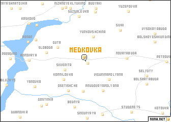 map of Medkovka