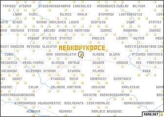 map of Medkovy Kopce