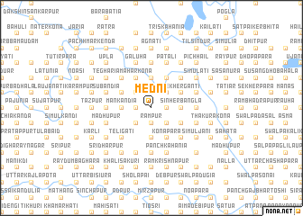 map of Medni