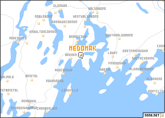 map of Medomak