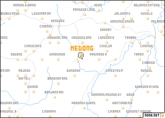 map of Medong