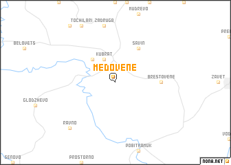 map of Medovene