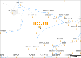 map of Medovets