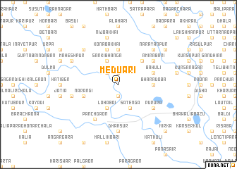 map of Meduāri