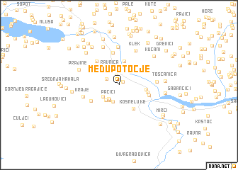 map of Međupotočje