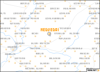 map of Medvedai