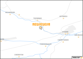 map of Medvedeva