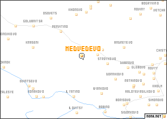 map of Medvedevo