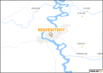 map of Medveditskiy