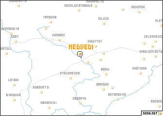 map of Medvedi