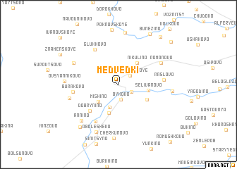 map of Medvedki