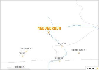 map of Medvedkova