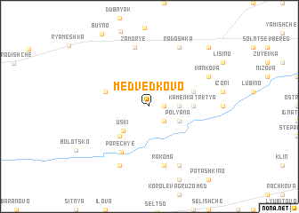 map of Medvedkovo