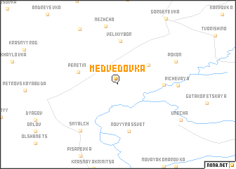 map of Medvedovka