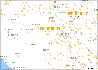 map of Medvidovići