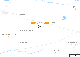 map of Medyanikha