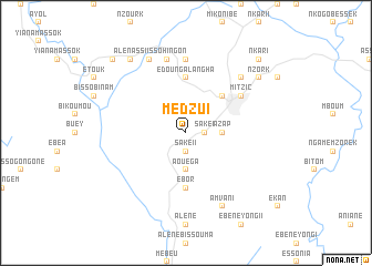 map of Medzui
