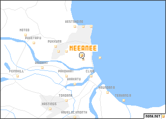 map of Meeanee