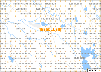 map of Meegollewa