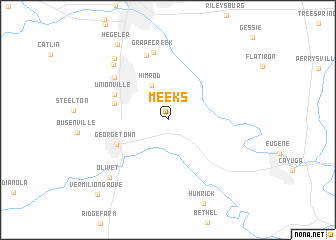 map of Meeks