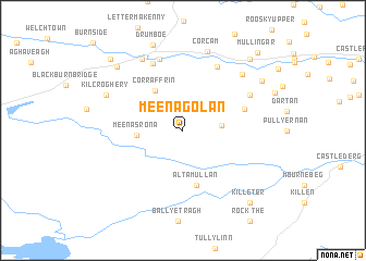 map of Meenagolan