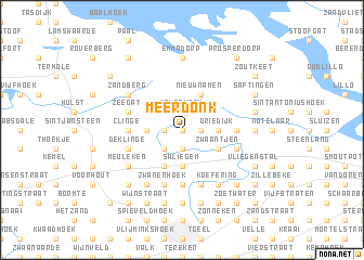 map of Meerdonk