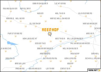 map of Meerhof