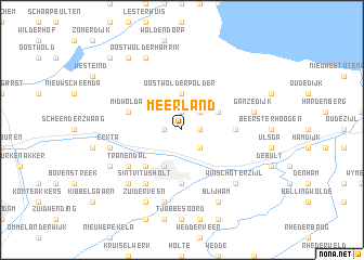 map of Meerland