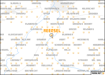 map of Meersel