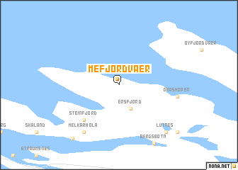 map of Mefjordvær