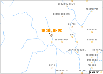 map of Megalahpo