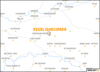 map of Megáli Dhoxipára