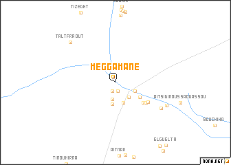 map of Meggamane