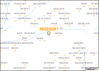 map of Meggount