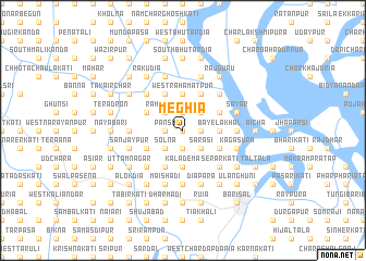 map of Meghia