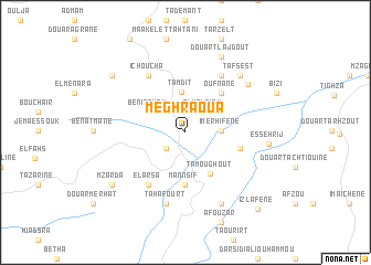 map of Meghraoua