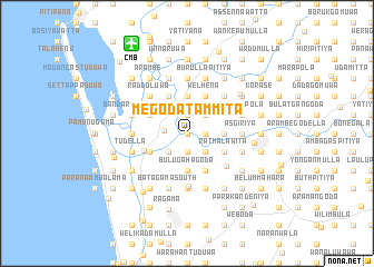 map of Megoda Tammita