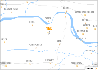 map of Meg