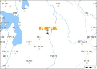 map of Mehāmedē