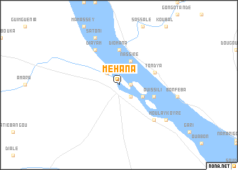 map of Méhana