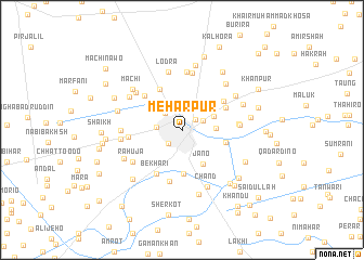 map of Meharpur