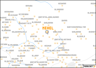 map of Méhel