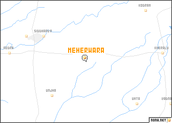 map of Meherwāra