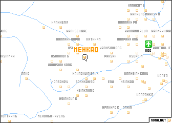 map of Mē-hkao