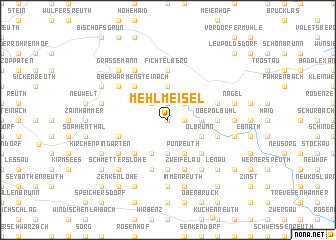 map of Mehlmeisel