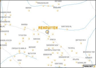 map of Mehrūʼīyeh