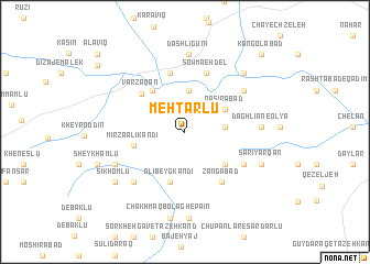 map of Mehtarlū