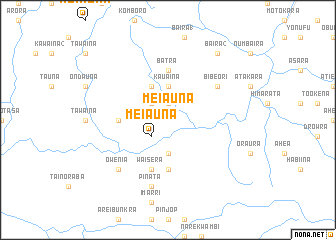 map of Meiauna